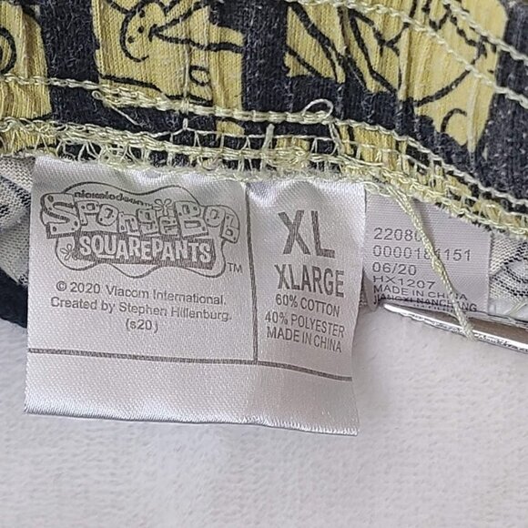 SpongeBob SquarePants Women's Pajama Pants XL Yellow - Picture 4 of 8